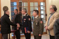 Marking the Day of Odbrana Media Centre and 140 years of military press
