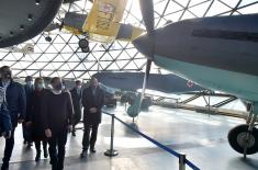 Minister Stefanović visits Aeronautical Museum