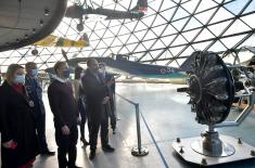 Minister Stefanović visits Aeronautical Museum