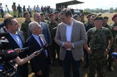 President Vučić: I am proud of the Serbian Armed Forces, the people who always serve and protect Serbia