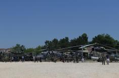 Display of weapons and military equipment at Ušće