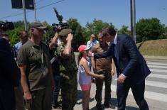 Predsednik Vučić: Za devet meseci dvostruko jača Vojska Srbije