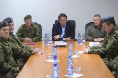 Обилазак снага Војске Србије за контролу и заштиту ваздушног простора