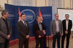 Marking the Day of Odbrana Media Centre and 140 years of military press