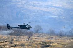 Exercise at Pasuljanske livade training ground