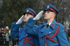 Fire Salute on Kalemegdan on the occasion of the Statehood Day