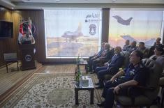 Minister Vučević visits 203rd Tactical Fighter Wing during visit to Egypt