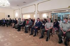 Minister Stefanović gives lecture to students attending French Institute of Advanced Studies in National Defence