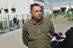 Minister Vulin in Sjenica: the Serbian Armed Forces are welcome in both Sjenica and Belgrade, without exception