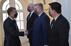 Minister Stefanović visits Military Security Agency