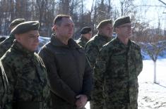 Ministar Vulin sa pripadnicima Vojske Srbije na Božić na bazi „Trmka“