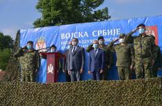 An official farewell for the members of the Armed Forces of the Russian Federation