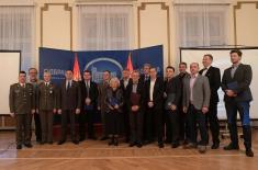 Marking the Day of Odbrana Media Centre and 140 years of military press