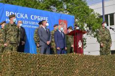 An official farewell for the members of the Armed Forces of the Russian Federation