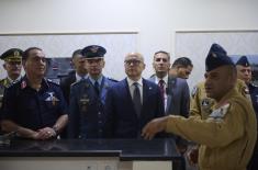 Minister Vučević visits 203rd Tactical Fighter Wing during visit to Egypt