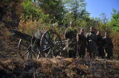 General Diković attends shooting of film on King Peter