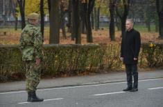 Министар Стефановић на примопредаји дужности начелника Војне академије