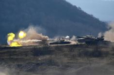 Exercise at Pasuljanske livade training ground