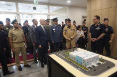 Minister Vučević visits 203rd Tactical Fighter Wing during visit to Egypt