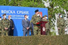 An official farewell for the members of the Armed Forces of the Russian Federation