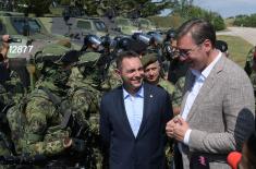 Председник Вучић: Поносан сам на Војску Србије, на људе који увек служе и штите Србију