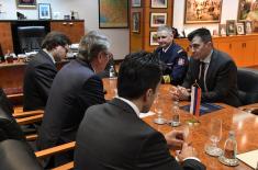 Minister of Defence meets Ambassador of the Russian Federation