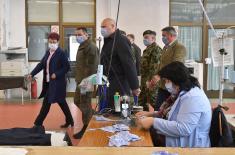 Minister Vulin in Vranje: “Jumco” produces 20,000 protective masks daily