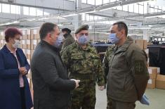 Minister Vulin in Vranje: “Jumco” produces 20,000 protective masks daily