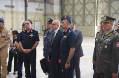 Minister Vučević visits 203rd Tactical Fighter Wing during visit to Egypt