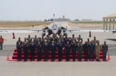 Minister Vučević visits 203rd Tactical Fighter Wing during visit to Egypt