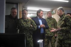 Обилазак снага Војске Србије за контролу и заштиту ваздушног простора