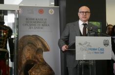 Minister Vučević Opens Exhibition “Military Hats and Helmets from Middle 19th Century until the Present”