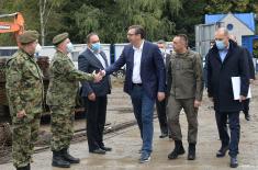 President and Supreme Commander of Serbian Armed Forces, Aleksandar Vučić: New hospital in Batajnica will significantly increase capacities of Serbian health care system
