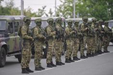 The Serbian Armed Forces started providing security to reception centers in Šid
