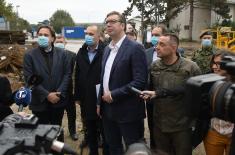 President and Supreme Commander of Serbian Armed Forces, Aleksandar Vučić: New hospital in Batajnica will significantly increase capacities of Serbian health care system