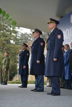 Министар Стефановић на примопредаји дужности начелника Војне академије