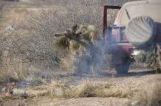 Exercise at Pasuljanske livade training ground