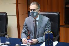 Minister Stefanović meets with Head of EU Delegation to Serbia Fabrizi