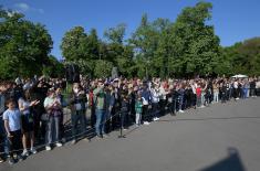 Почасна артиљеријска паљба поводом Дана победе