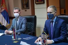 Састанак министра Стефановића са амбасадором Републике Кореје Чеом