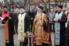 Министар Гашић открио споменик Светом Сави у Крушевцу