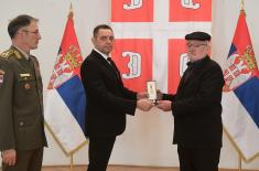 Memorial medals were presented in the Guard Club to the family members of warriors fallen in NATO aggression from the territory of Montenegro