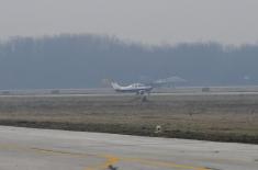 Flight Training on the Lasta School Plane