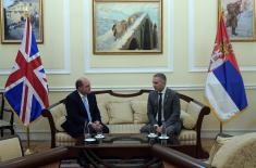 Tête-à-tête between Minister Stefanović and Secretary of State for Defence Wallace