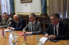 Meeting between Minister Stefanović and Secretary of State for Defence Wallace