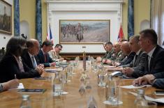 Meeting between Minister Stefanović and Secretary of State for Defence Wallace