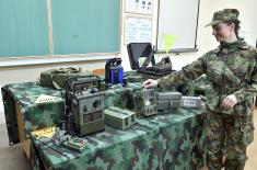 The Minister of Defence in the Barracks “Car Lazar” in Kruševac