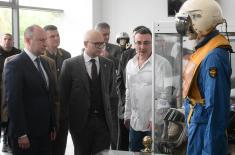 Minister Vučević Opens Exhibition “Military Hats and Helmets from Middle 19th Century until the Present”