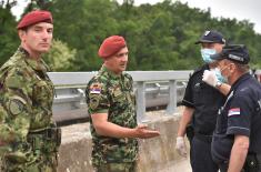 The Serbian Armed Forces started providing security to reception centers in Šid