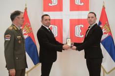 Memorial medals were presented in the Guard Club to the family members of warriors fallen in NATO aggression from the territory of Montenegro